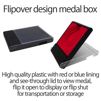 50mm Wreath Medal In Flip-over Box