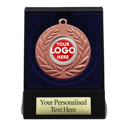 50mm Wreath Medal In Flip-over Box