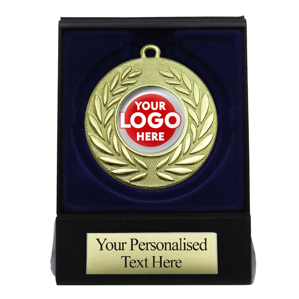 50mm Wreath Medal In Flip-over Box