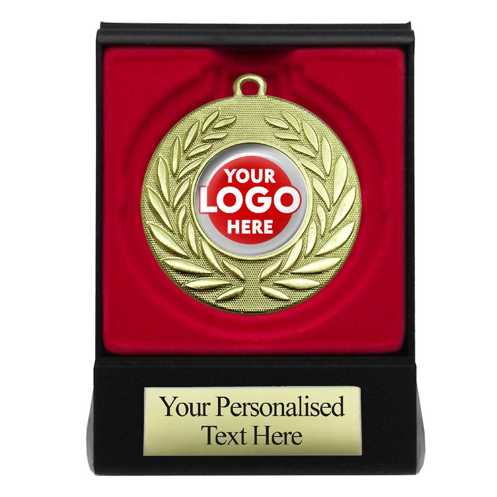 50mm Wreath Medal In Flip-over Box