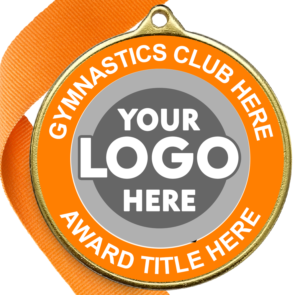 Gymnastics Awards Medal - ORANGE