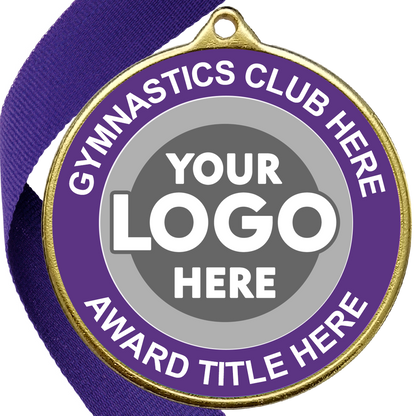 Gymnastics Awards Medal - PURPLE