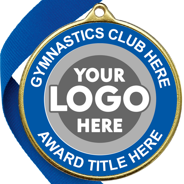Gymnastics Awards Medal - BLUE