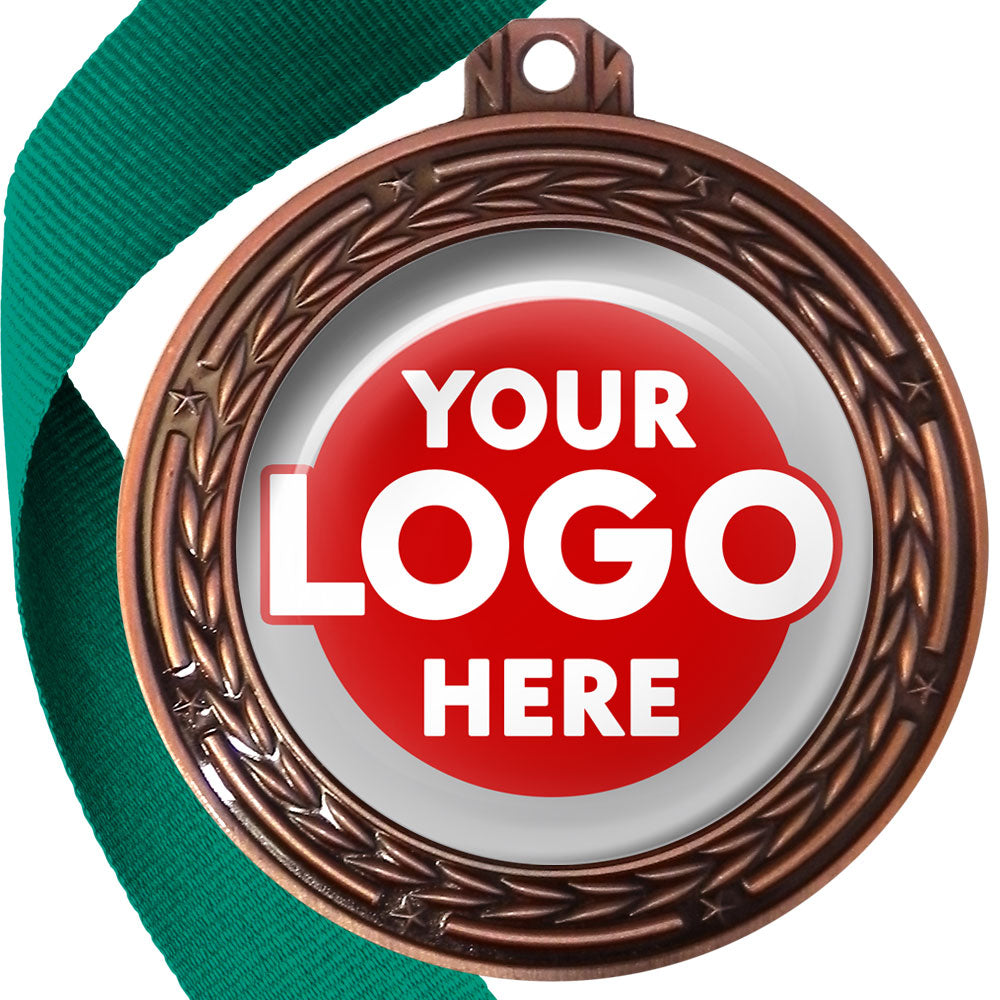 70mm Deluxe Antique Medal on a Ribbon (Stars & Arrows) MJ1070