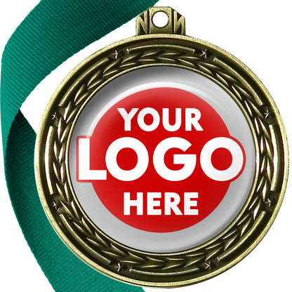 70mm Deluxe Antique Medal on a Ribbon (Stars & Arrows) MJ1070