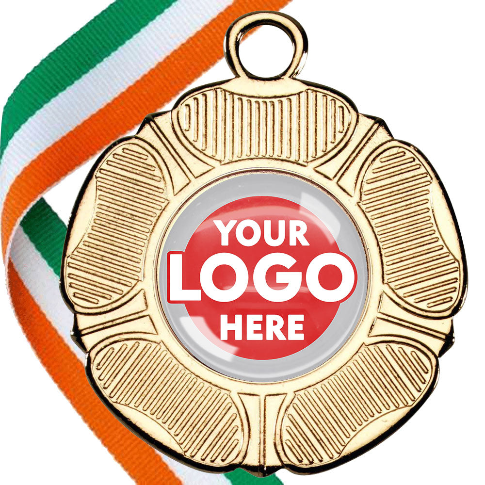 50mm Tudor Rose Medal on a Ribbon