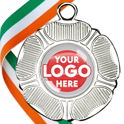 50mm Tudor Rose Medal on a Ribbon