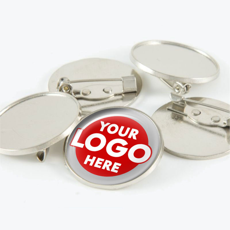 Personalised Premium Badge 25mm pin clasp fitting (L02)