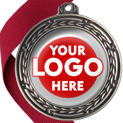 70mm Deluxe Antique Medal on a Ribbon (Stars & Arrows) MJ1070