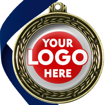 70mm Deluxe Antique Medal on a Ribbon (Stars & Arrows) MJ1070