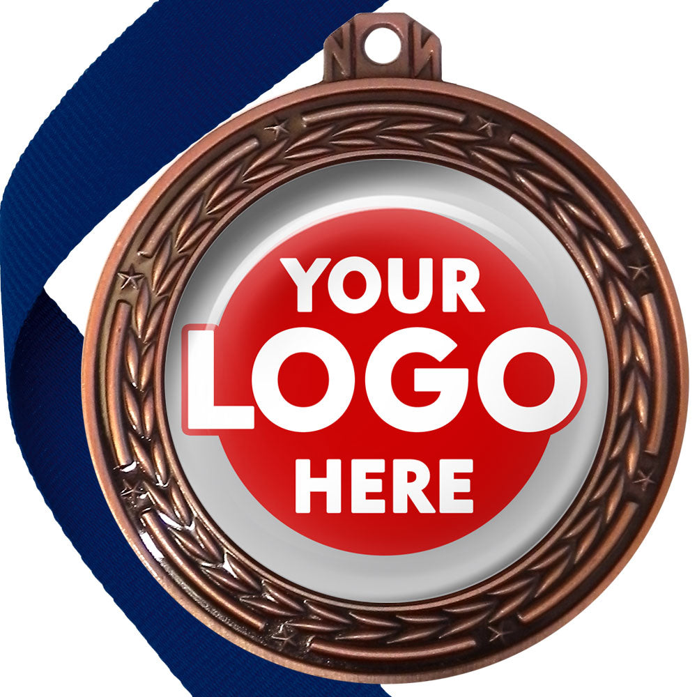 70mm Deluxe Antique Medal on a Ribbon (Stars & Arrows) MJ1070