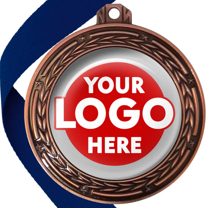 70mm Deluxe Antique Medal on a Ribbon (Stars & Arrows) MJ1070