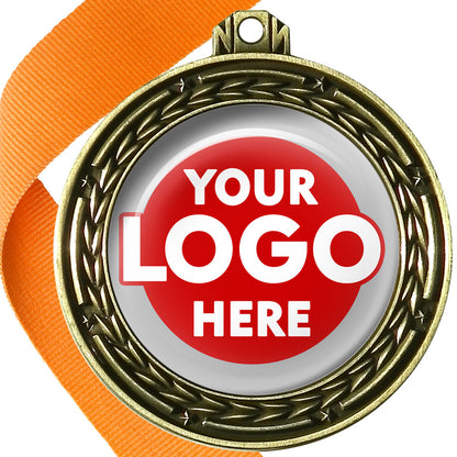 70mm Deluxe Antique Medal on a Ribbon (Stars & Arrows) MJ1070