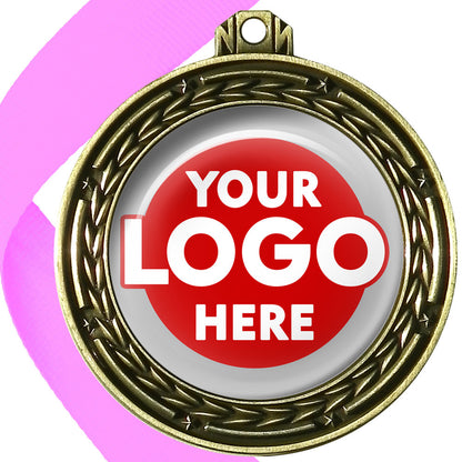 70mm Deluxe Antique Medal on a Ribbon (Stars & Arrows) MJ1070