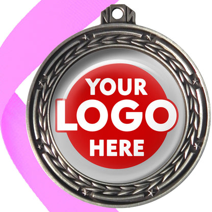 70mm Deluxe Antique Medal on a Ribbon (Stars & Arrows) MJ1070