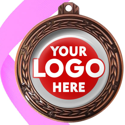 70mm Deluxe Antique Medal on a Ribbon (Stars & Arrows) MJ1070