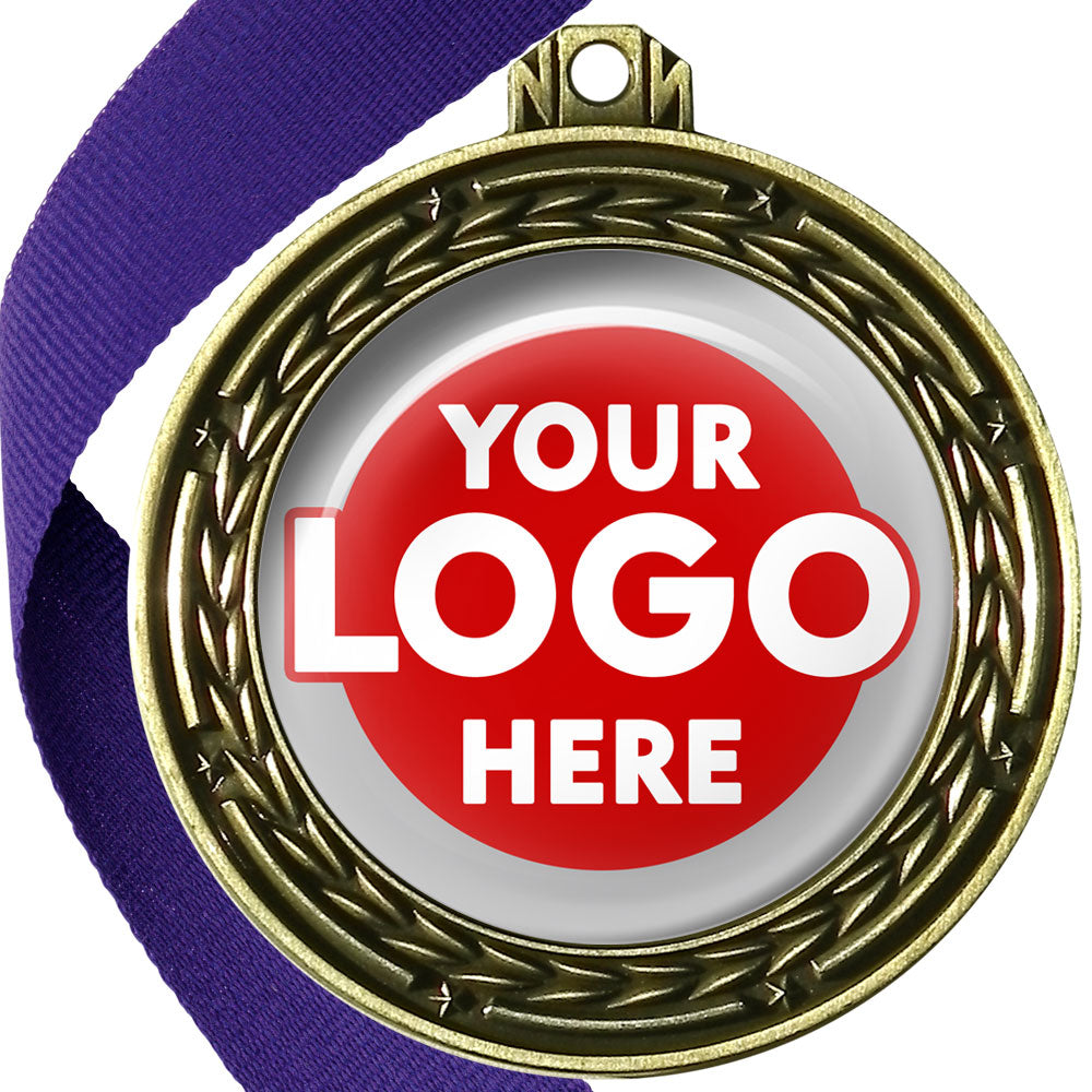 70mm Deluxe Antique Medal on a Ribbon (Stars & Arrows) MJ1070