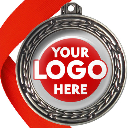 70mm Deluxe Antique Medal on a Ribbon (Stars & Arrows) MJ1070