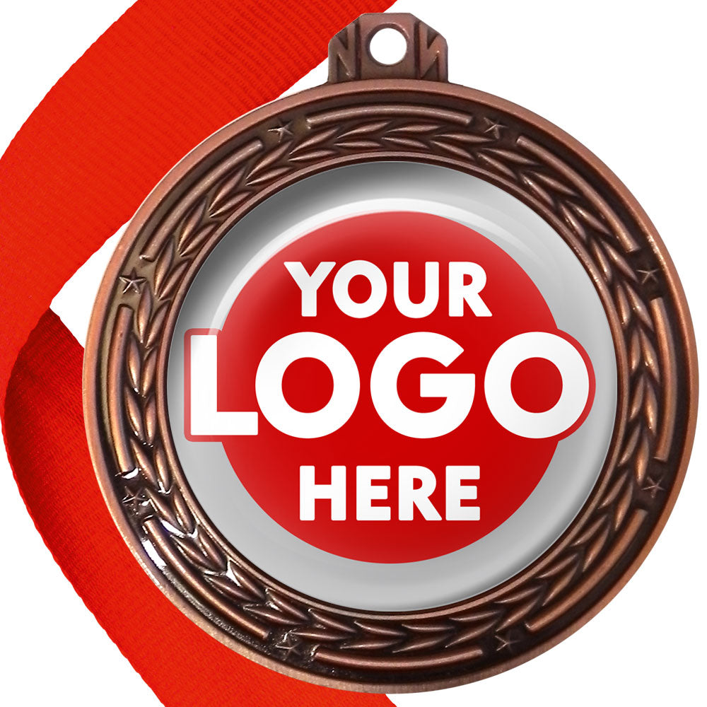 70mm Deluxe Antique Medal on a Ribbon (Stars & Arrows) MJ1070