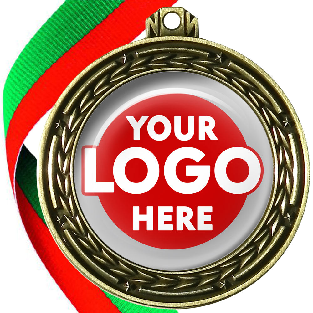 70mm Deluxe Antique Medal on a Ribbon (Stars & Arrows) MJ1070