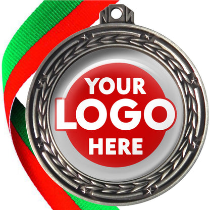 70mm Deluxe Antique Medal on a Ribbon (Stars & Arrows) MJ1070