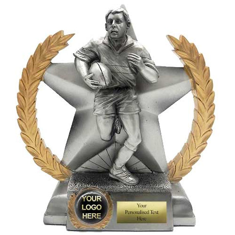 Rugby Player Silver Star Award (RF880A/B/C)