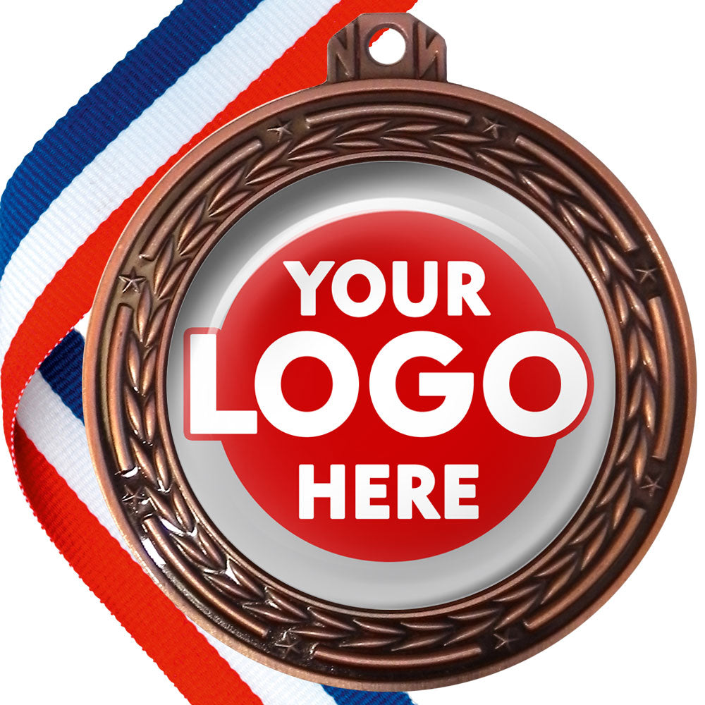 70mm Deluxe Antique Medal on a Ribbon (Stars & Arrows) MJ1070