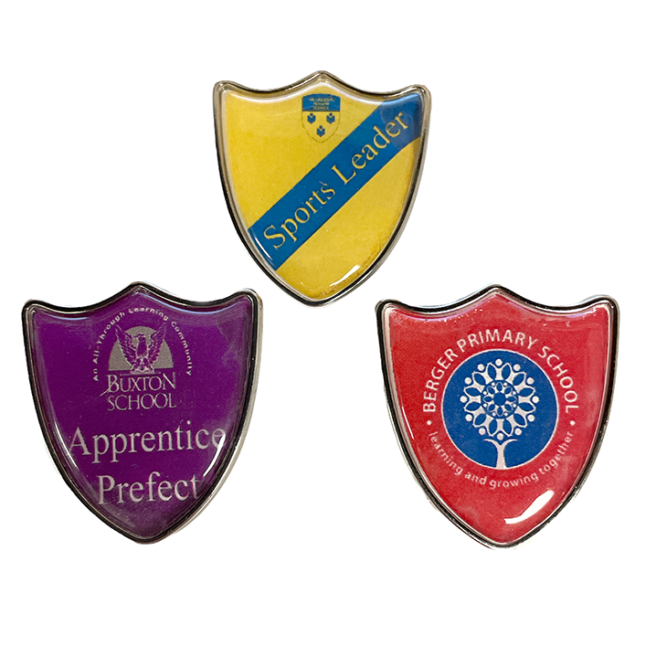 Personalised Badge - Shield Shaped (L44)