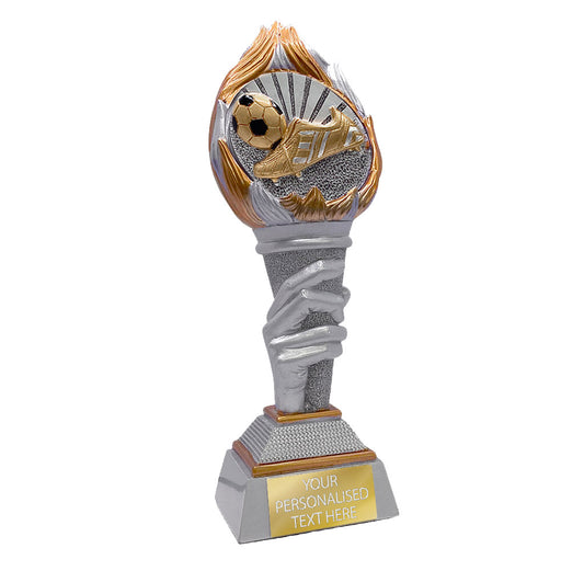 Football Torch Resin Award Silver&Gold 245mm (FG125)