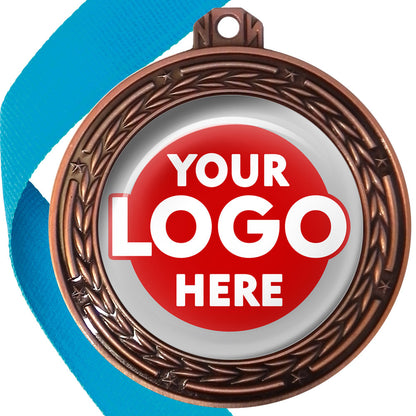 70mm Deluxe Antique Medal on a Ribbon (Stars & Arrows) MJ1070