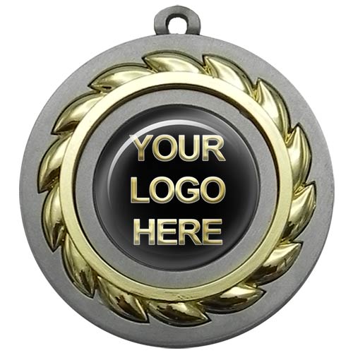 50mm Deluxe Spiral Medal on a Ribbon