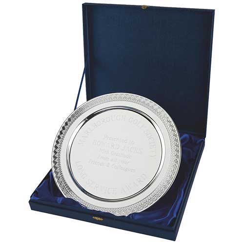 Aztec Design Engraved Salver (Plate) - 4 inch/6 inch