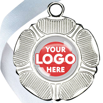 50mm Tudor Rose Medal on a Ribbon