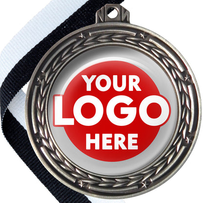 70mm Deluxe Antique Medal on a Ribbon (Stars & Arrows) MJ1070