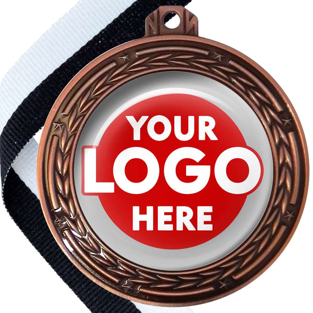 70mm Deluxe Antique Medal on a Ribbon (Stars & Arrows) MJ1070