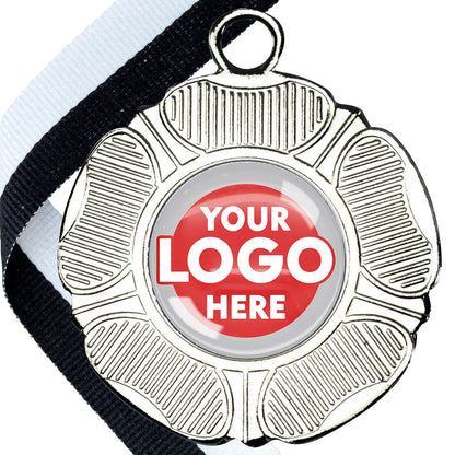 50mm Tudor Rose Medal on a Ribbon