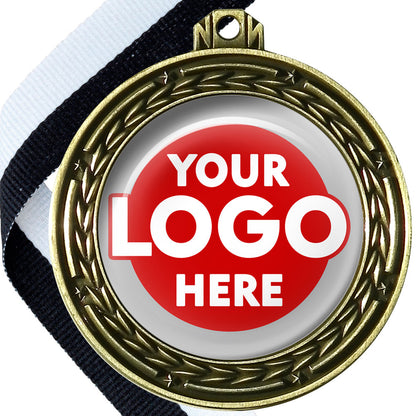 70mm Deluxe Antique Medal on a Ribbon (Stars & Arrows) MJ1070