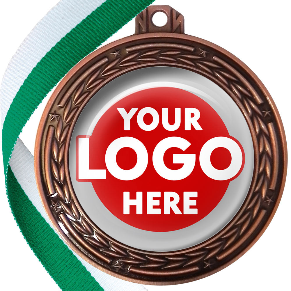 70mm Deluxe Antique Medal on a Ribbon (Stars & Arrows) MJ1070