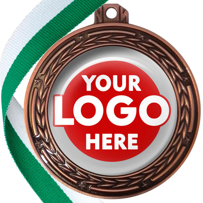 70mm Deluxe Antique Medal on a Ribbon (Stars & Arrows) MJ1070