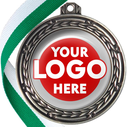 70mm Deluxe Antique Medal on a Ribbon (Stars & Arrows) MJ1070