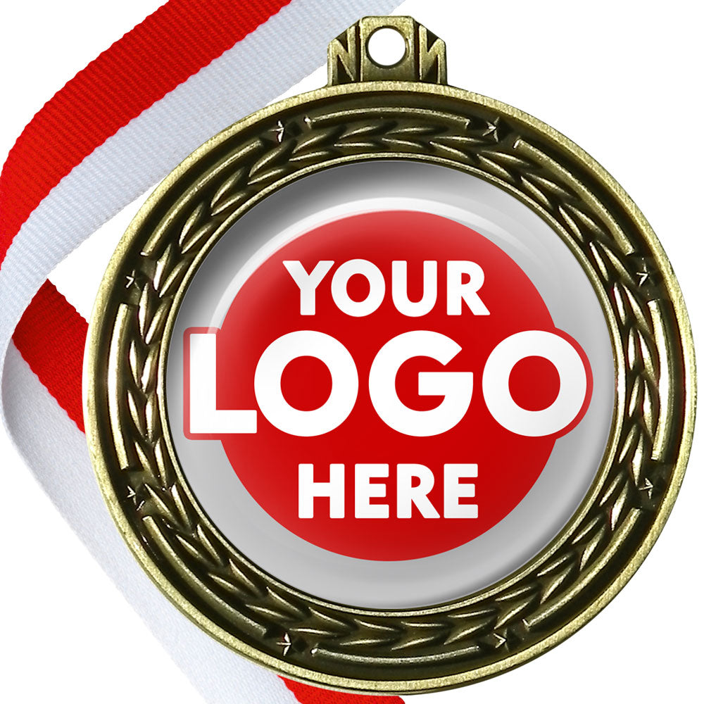 70mm Deluxe Antique Medal on a Ribbon (Stars & Arrows) MJ1070