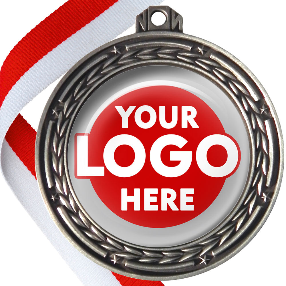 70mm Deluxe Antique Medal on a Ribbon (Stars & Arrows) MJ1070