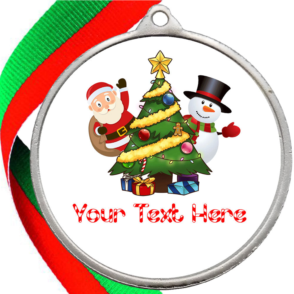 Christmas Tree Themed GBP Medals