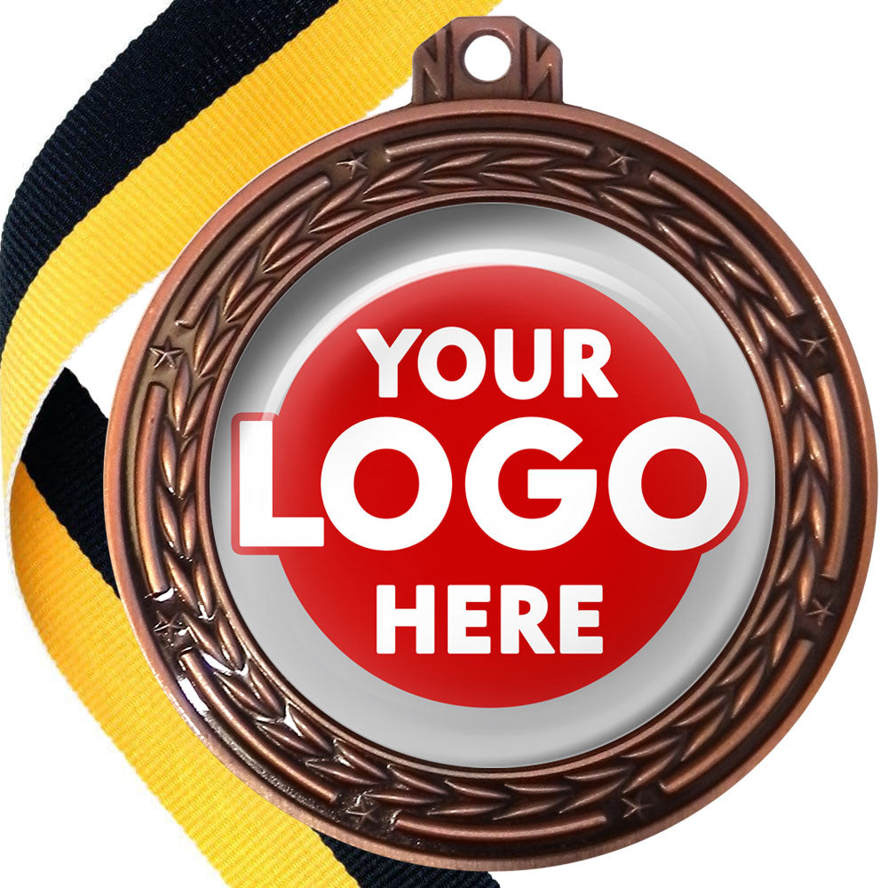 70mm Deluxe Antique Medal on a Ribbon (Stars & Arrows) MJ1070