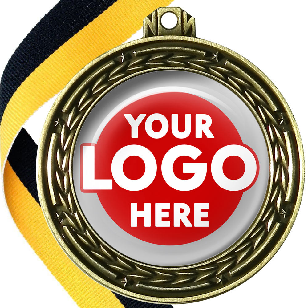 70mm Deluxe Antique Medal on a Ribbon (Stars & Arrows) MJ1070