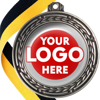 70mm Deluxe Antique Medal on a Ribbon (Stars & Arrows) MJ1070