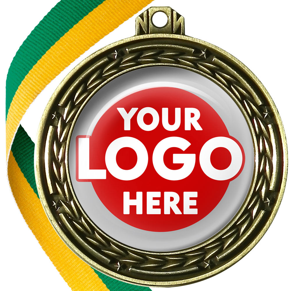 70mm Deluxe Antique Medal on a Ribbon (Stars & Arrows) MJ1070