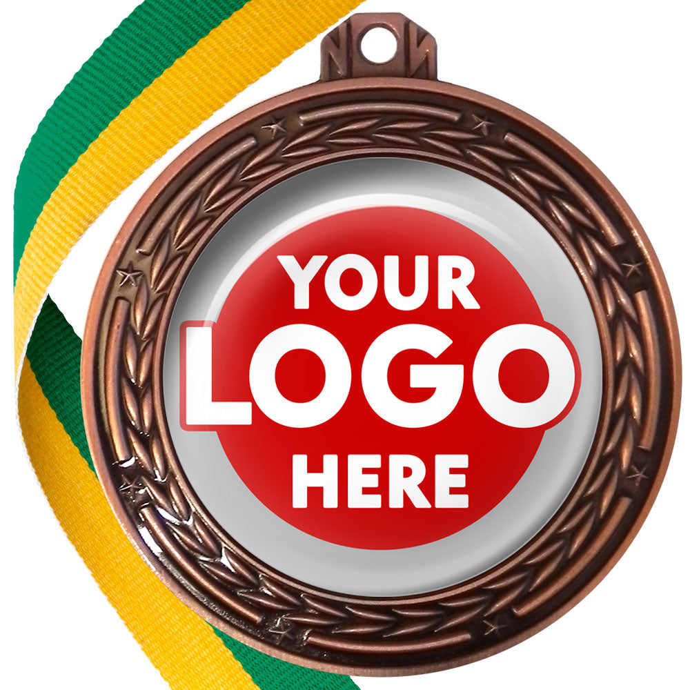 70mm Deluxe Antique Medal on a Ribbon (Stars & Arrows) MJ1070